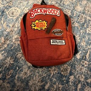 Backwoods Honey Berry Backpack - Red 100% cotton